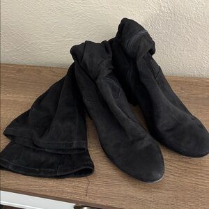 Dolce Vita Long Over The Knee Block Heel Boot, Black, Size 8